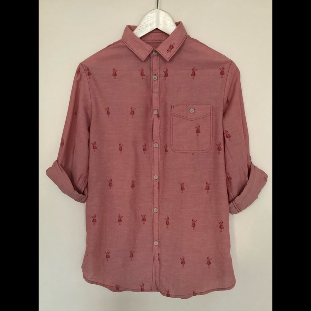 Hawaiian Dancer Button-Down Shirt